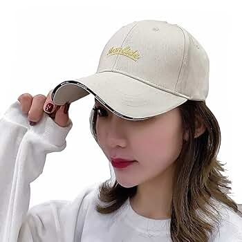 大人気❤️ロゴ ベースボールキャップ　M ベージュ✨紫外線対策　帽子 MUCENT キャップ 帽子 「日本未発売/WEB限定」MUCENT(ムセント